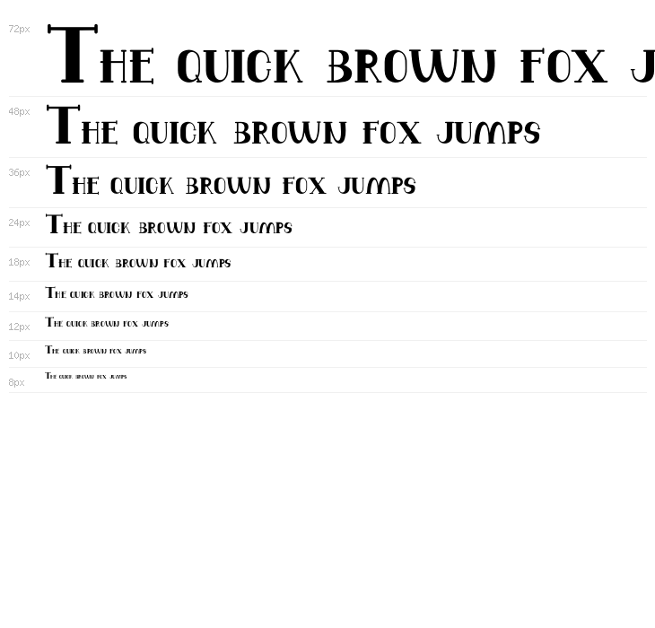 Balutteli Serif Waterfall