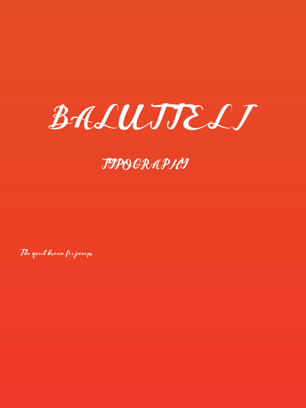 Balutteli Poster