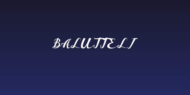 Balutteli Social Header