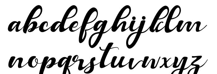 Balutteli Font LOWERCASE