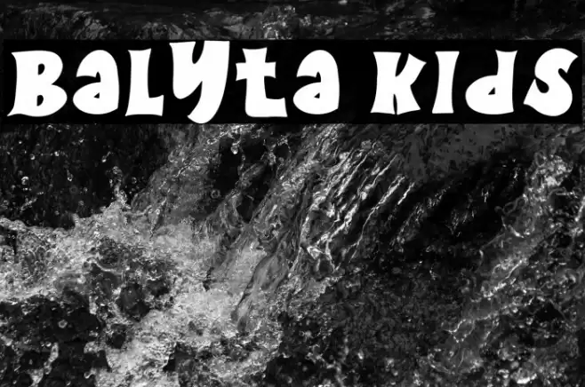 Balyta Kids Font examples