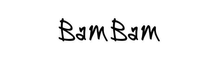 BamBam Fonte