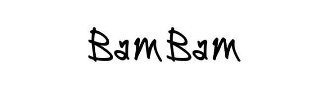 BamBam  Free Fonts Download
