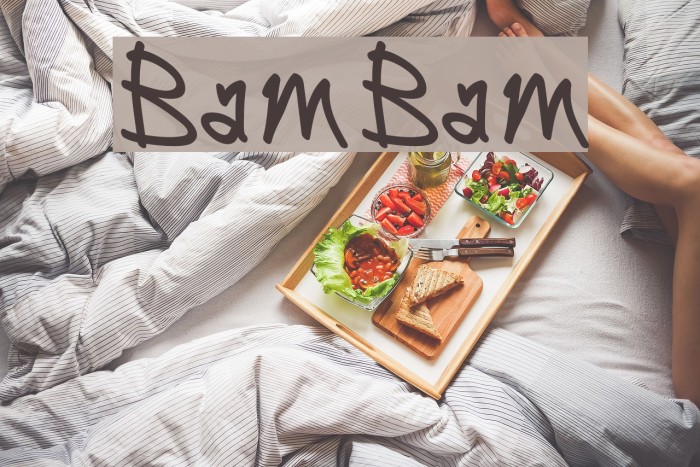 BamBam Font examples