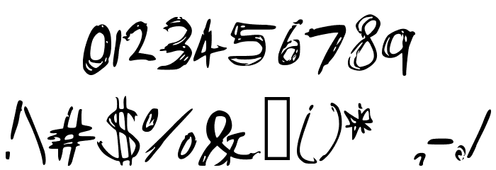 Bam_s_Notes Font OTHER CHARS