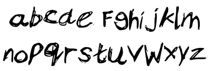 Bam_s_Notes Font LOWERCASE