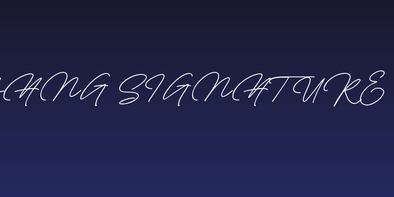 Bambang Signature vol 2.0 Social Header