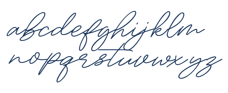 Bambang Signature vol 2.0 Lowercase