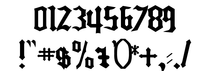 Bamberg Font OTHER CHARS