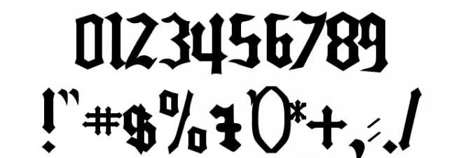Bamberg Font OTHER CHARS