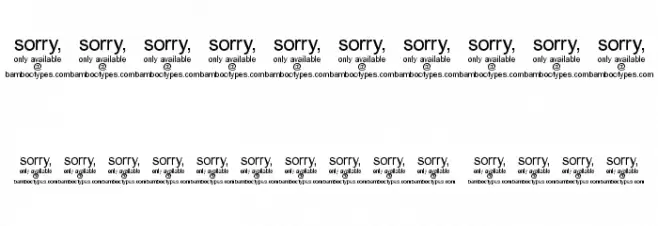 Bambhout Connect Trial Font OTHER CHARS