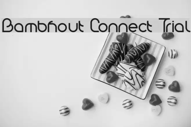 Bambhout Connect Trial Font examples