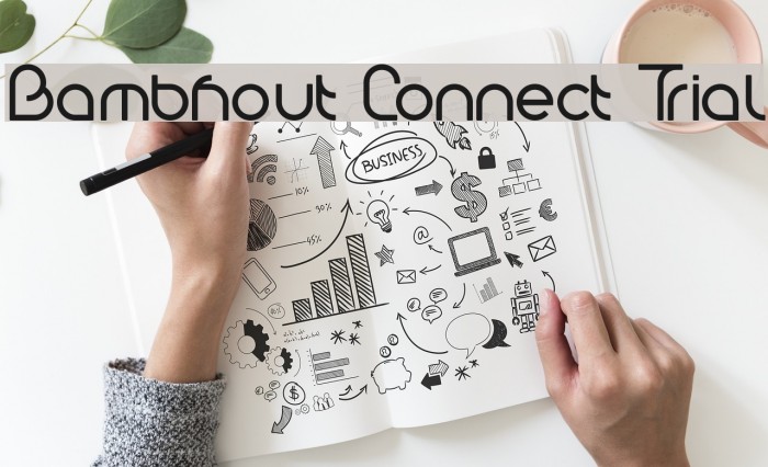 Bambhout Connect Trial Font examples