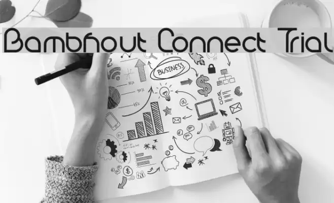Bambhout Connect Trial Font examples