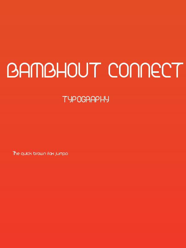 Bambhout Connect Trial Poster
