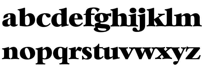 Bambi Bold Font LOWERCASE