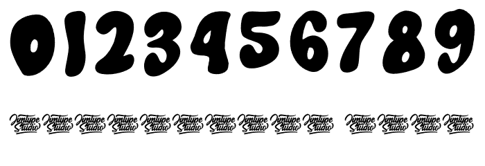 Bambi Retro Font OTHER CHARS