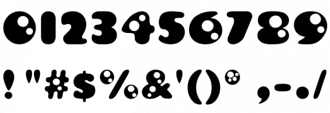 Bambina Polices AUTRES CHARS