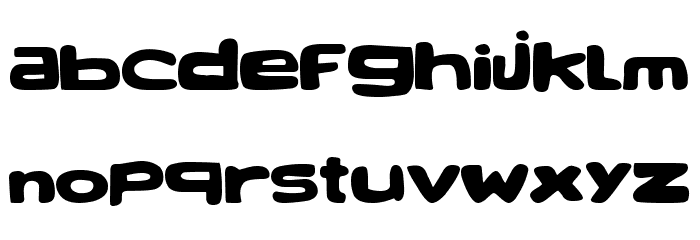 Bambino Piccolino Font LOWERCASE