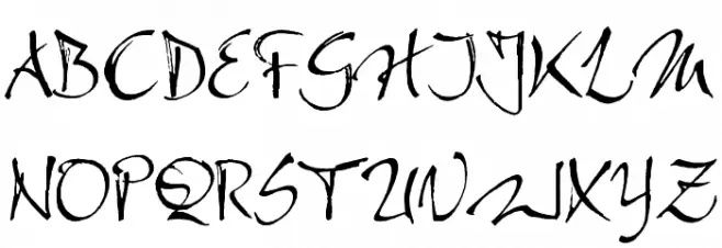 Bambino フォント 大文字
