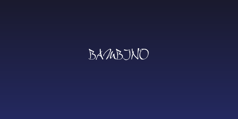 Bambino Social Header