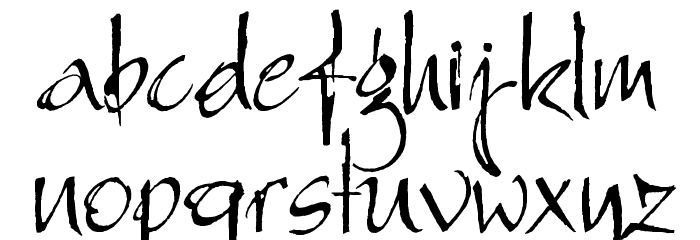 Bambino Font LOWERCASE