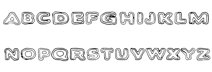 Bambiraptor Font LOWERCASE