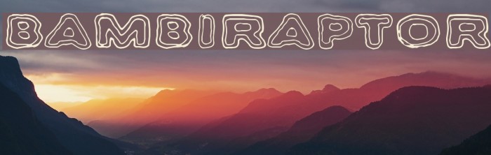 Bambiraptor Example 3