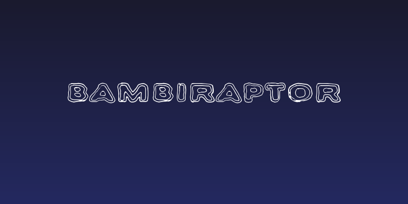 Bambiraptor Social Header