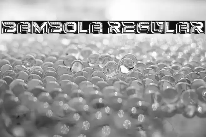 Bambola Regular Font examples