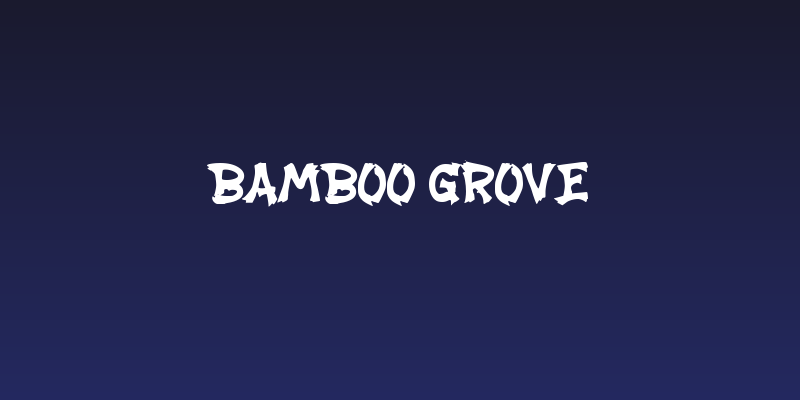 Bamboo Grove Social Header