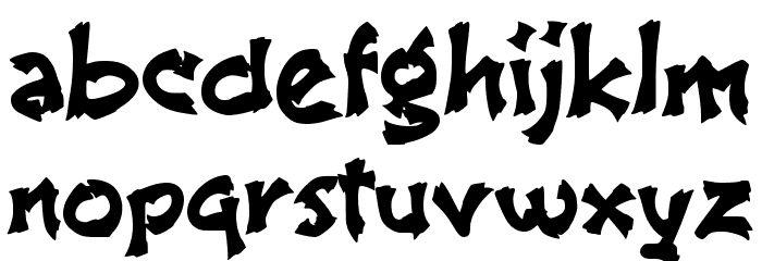Bamboo Grove Font LOWERCASE