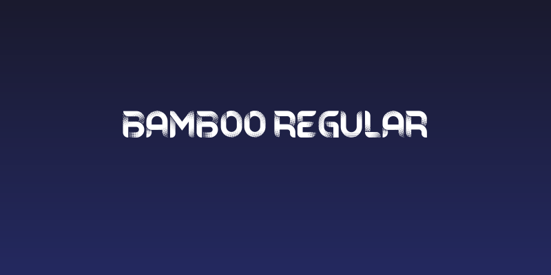 Bamboo Regular Social Header