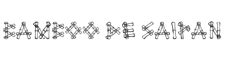 Bamboo de Saipan Font
