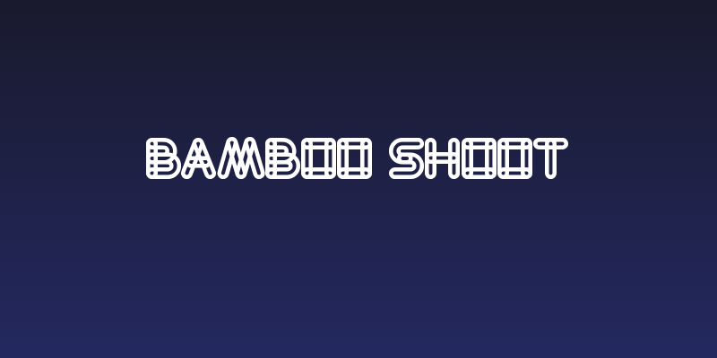 Bamboo shoot Social Header