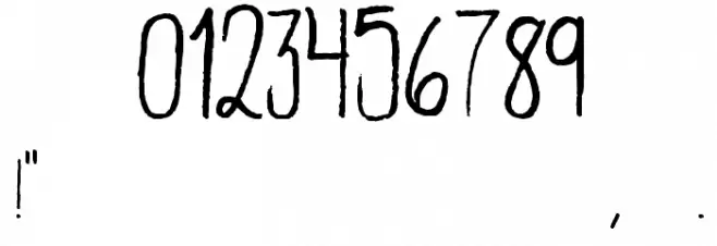 BambooBrisk-Regular Font OTHER CHARS