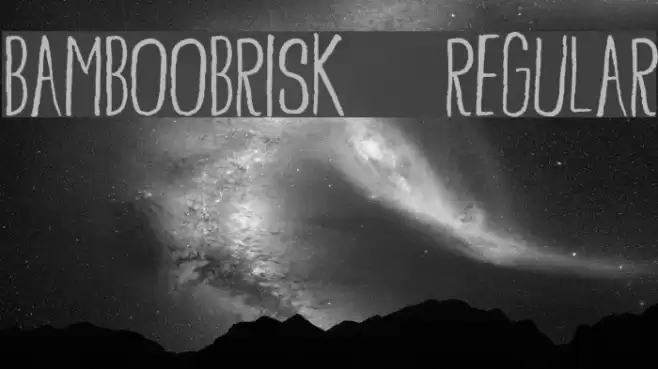 BambooBrisk-Regular Font examples