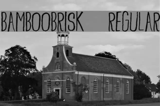 BambooBrisk-Regular Font examples