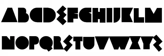 Bamboozler フォント 大文字