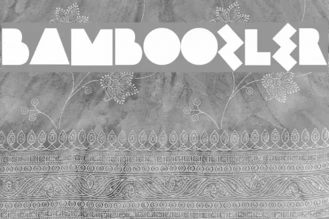 Bamboozler Font examples
