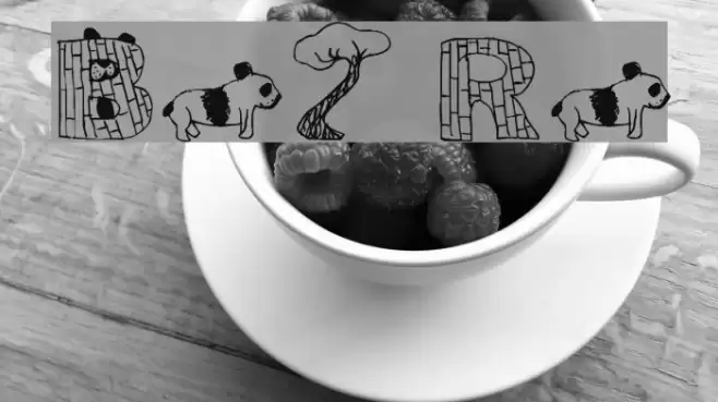 Bambou Regular Font examples