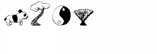 Bambou Regular फ़ॉन्ट लोअरकेस