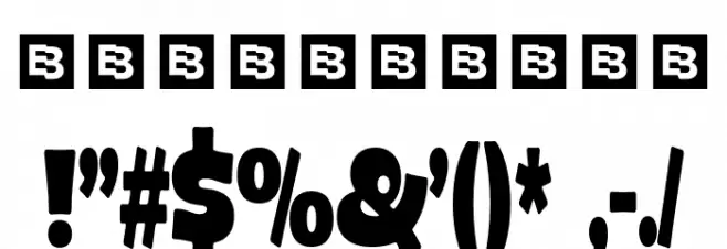 Bamboy Trial Condensed Font OTHER CHARS