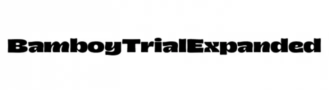 Bamboy Trial Expanded  Fuentes Gratis Descargar