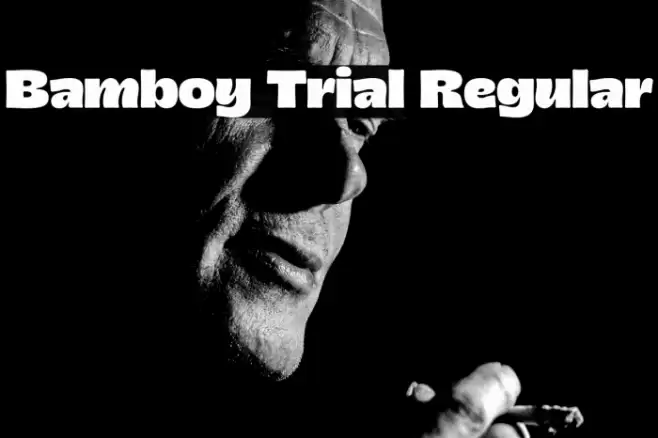 Bamboy Trial Regular Font examples