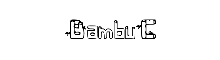 BambuC  नि: शुल्क फ़ॉन्ट्स डाउनलोड