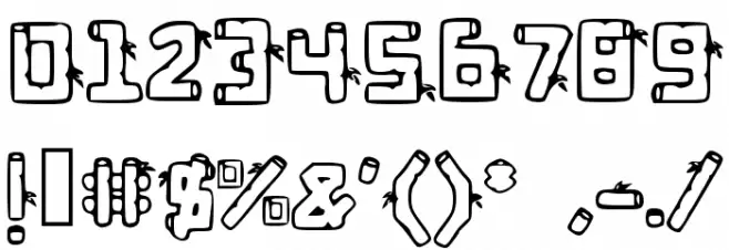 BambuC Font OTHER CHARS