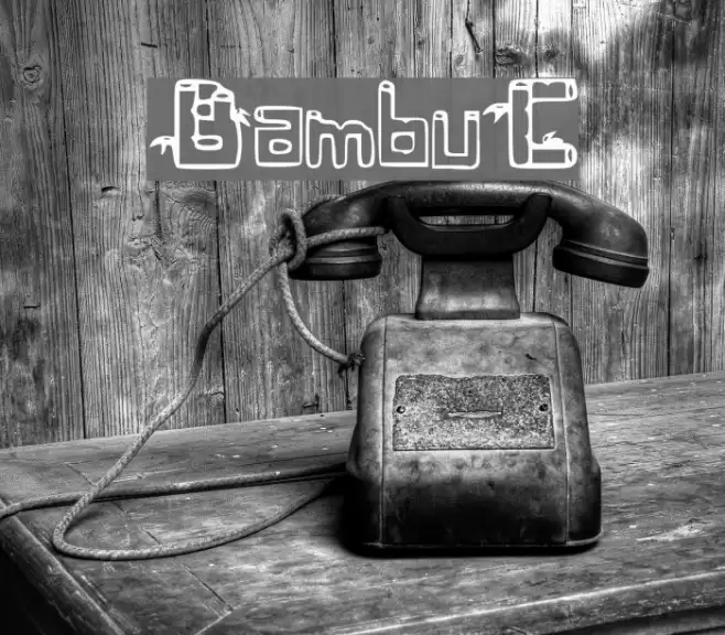 BambuC Font examples