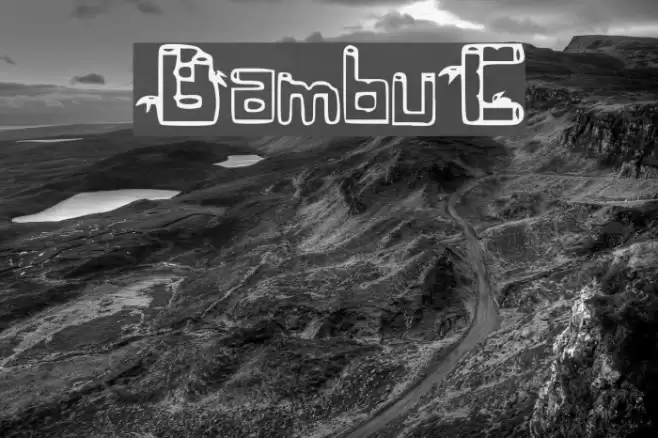 BambuC Font examples