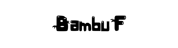 BambuF  नि: शुल्क फ़ॉन्ट्स डाउनलोड